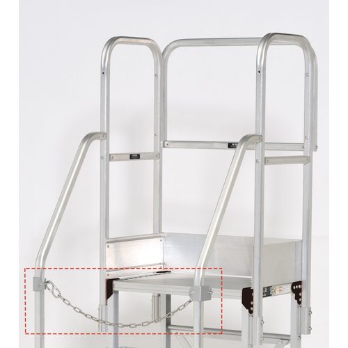 ＴＲＵＳＣＯ　ＴＳＦ作業台専用端部感知チェーン　正面幅５００ｍｍ用