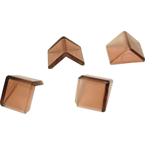 ＷＡＫＩ　コーナーガードＳ　ＴＳＬ−００５　クリアＢＲ　４個入り