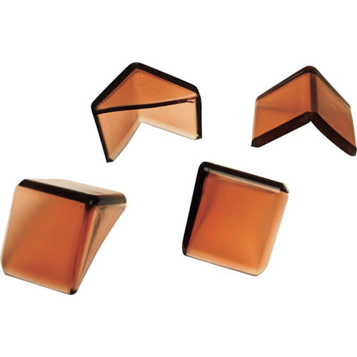 ＷＡＫＩ　コーナーガードＬ　ＴＳＬ−００６　クリアＢＲ　４個入り