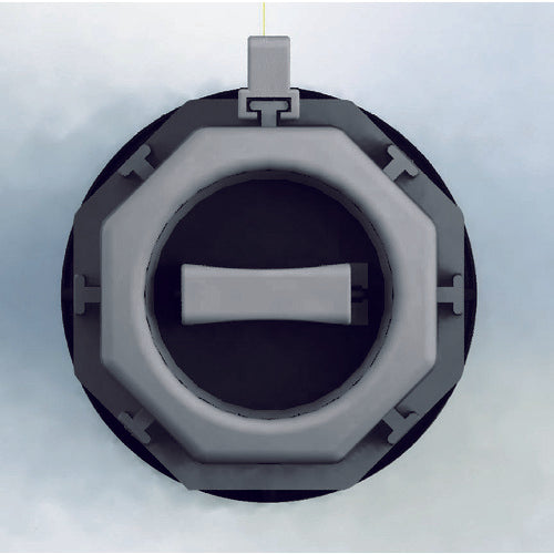 ＴＲＵＳＣＯ　チェーンスタンド用バリアライン（標示テープ付）　きけん立入禁止