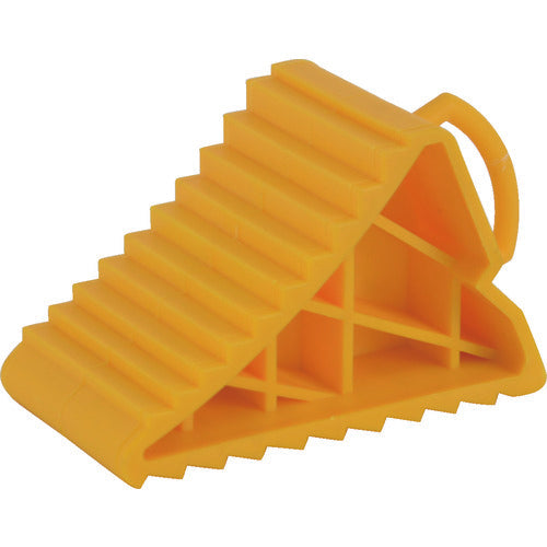 ＴＲＵＳＣＯ　タイヤストッパー（２個入）黄　２トン車以下