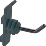 ＴＲＵＳＣＯ　パネリーナ用樹脂フック　縦型ショート　黒