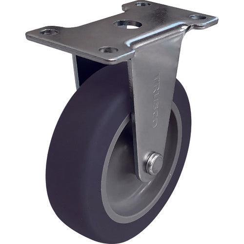 ＴＲＵＳＣＯ　ルートバン（メッシュタイプ）用固定キャスターφ７５エラストマー車