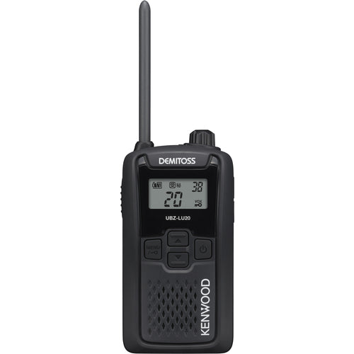 ＫＥＮＷＯＯＤ　特定小電力トランシーバー（交互通話）　ＤＥＭＩＴＯＳＳ　ブラック