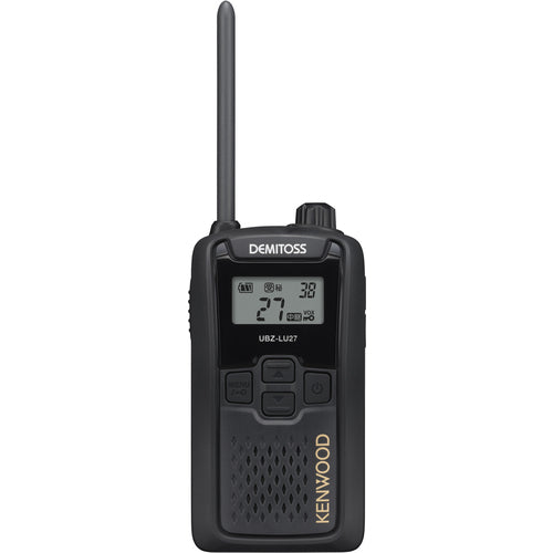 ＫＥＮＷＯＯＤ　特定小電力トランシーバー（交互・中継対応）　ＤＥＭＩＴＯＳＳ　ブラック