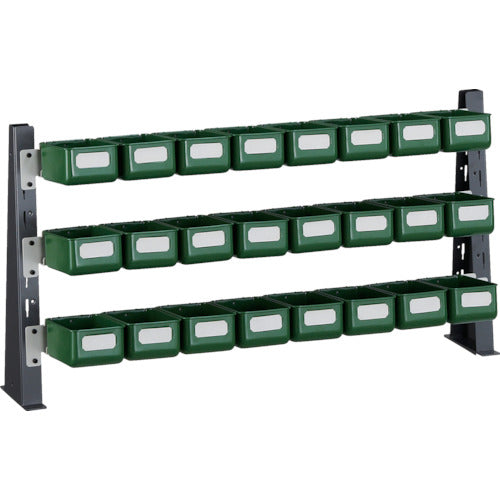 ＴＲＵＳＣＯ　ＵＰＲ型ライトビンラック卓上用　Ｋ−１０ＨＸ２４個
