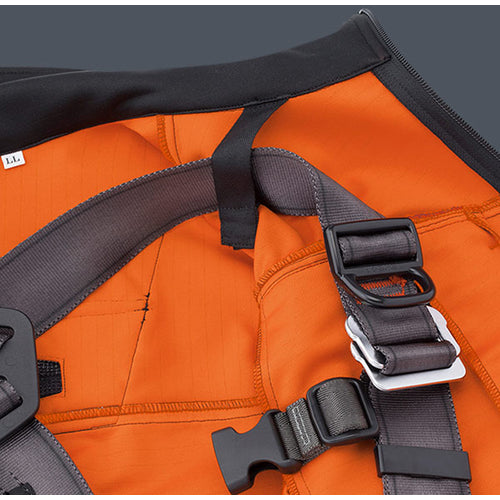 ミドリ安全　ベルデクセル　ハーネス対応　ストレッチ防寒ジャンパー　ＶＥ２０１３　上　ロイヤルブルー　Ｌ