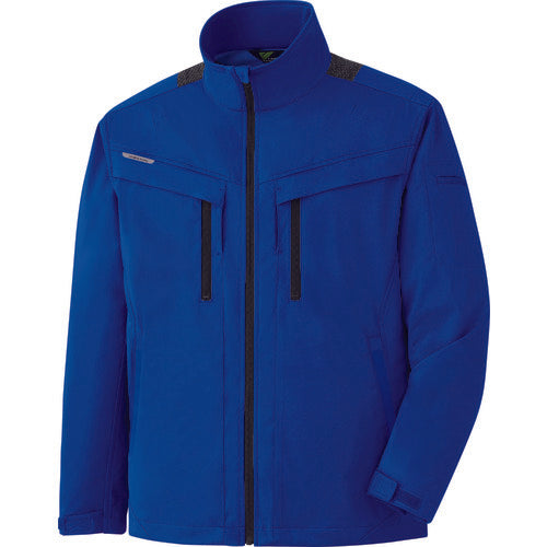 ミドリ安全　ベルデクセル　ハーネス対応　ストレッチ防寒ジャンパー　ＶＥ２０１３　上　ロイヤルブルー　Ｌ