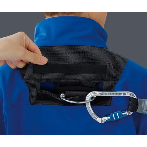 ミドリ安全　ベルデクセル　ハーネス対応　ストレッチ防寒ジャンパー　ＶＥ２０１７　上　ネイビー　ＬＬ