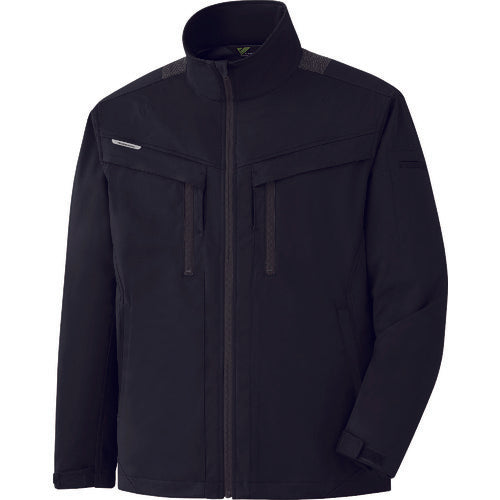 ミドリ安全　ベルデクセル　ハーネス対応　ストレッチ防寒ジャンパー　ＶＥ２０１９　上　ブラック　ＬＬ