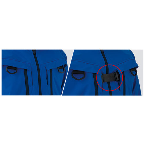 ミドリ安全　ベルデクセル　ハーネス対応　ストレッチ防寒ジャンパー　ＶＥ２０１９　上　ブラック　Ｌ