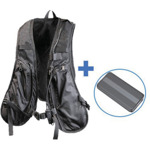 サンコー 水冷クールベスト 10000mAh モバイルバッテリーセット