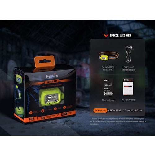 ＦＥＮＩＸ　充電式ＬＥＤヘッドライト（センサー搭載）　ＷＨ２３Ｒ