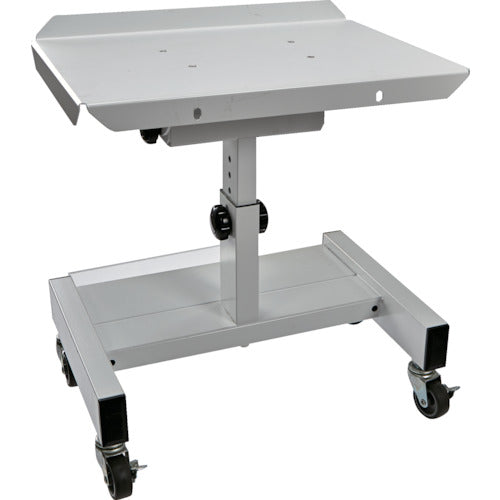 ＴＲＵＳＣＯ　ワークサポートスタンド　すわり作業用　キャスター付　ホワイト色