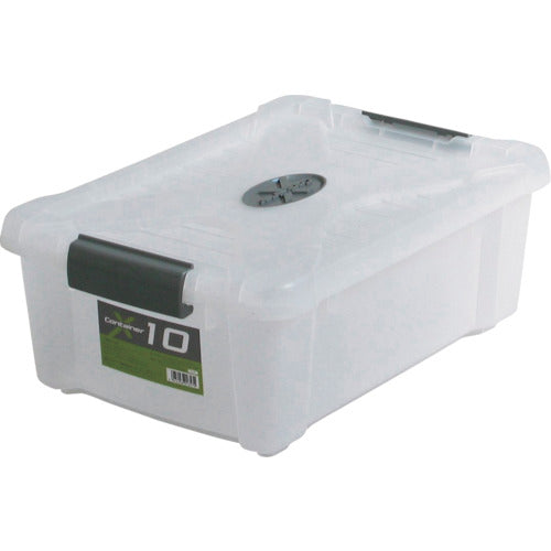 ＪＥＪアステージ　フタ式収納ケース　Ｘコンテナ　＃１０クリア　１３Ｌ