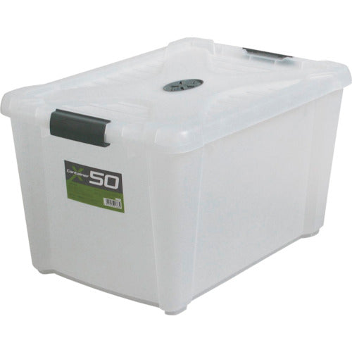 ＪＥＪアステージ　フタ式収納ケース　Ｘコンテナ　＃５０クリア　５２Ｌ