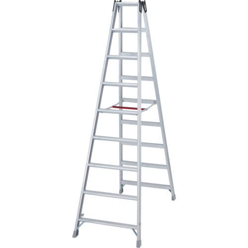 ハセガワ　アルミ長尺専用脚立　９段（１０４４３）