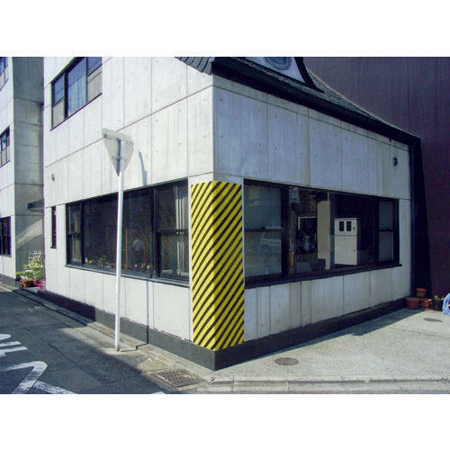 日東エルマテ　安全クッション　トラベニヤ　９００ｍｍ×２ｍ（１０枚入）　黄／黒