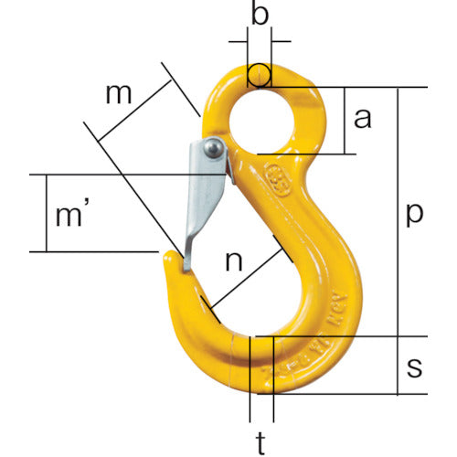 象印　スリングフック　１．６ｔ　（ＹＰ−０７）