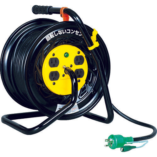 ＮＩＣＨＩＤＯ　電工ドラム　マジックリール　アース付　３０ｍ
