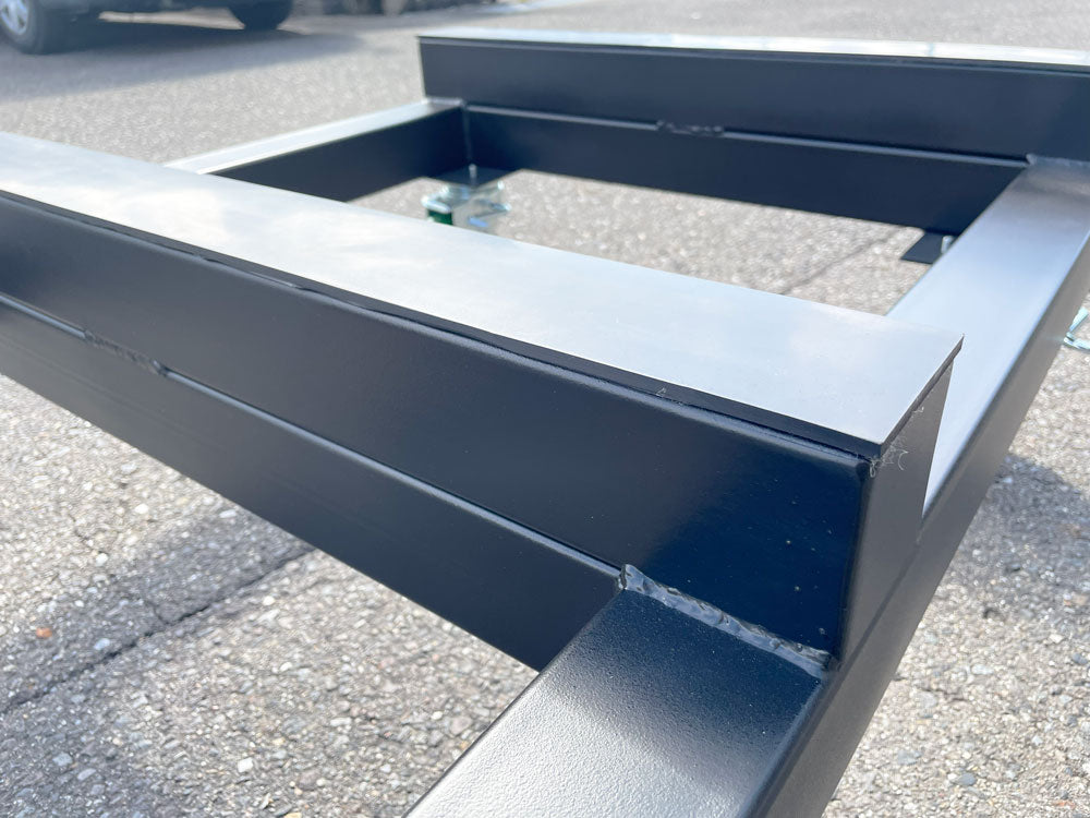 【特大】長尺台車 （長尺パレット・鋼材・建材運搬に最適 D2700㎜×W800㎜×H360㎜ 耐荷重1000kg）