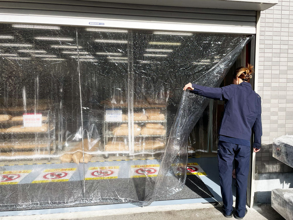 簡単シャッターカーテン