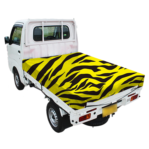 軽トラ用・デザイントラックシート【トラ柄】(1.9×2.1m/1.73~1.93 軽トラ用・デザイントラックシート【トラ柄】(1.9×2.1m/1.73~1.93
