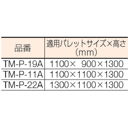 TRUSCO 透明パレットカバー 厚み0.03mm（5枚入）