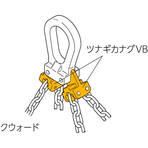 キトー チェンスリング 金具部材（ピンタイプ） ツナギ金具VB