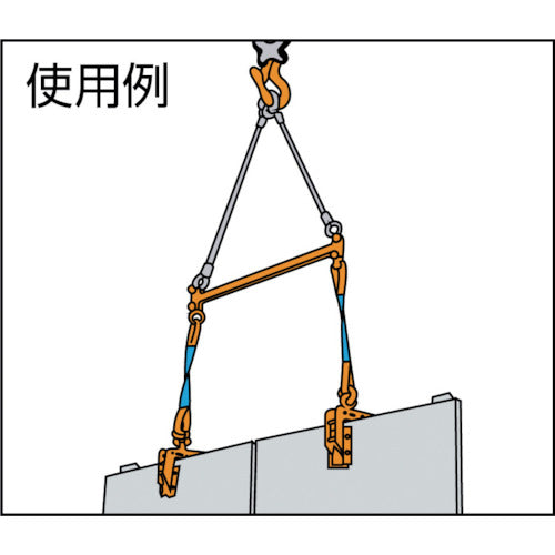 スーパー 木質梁専用吊クランプ天秤セット