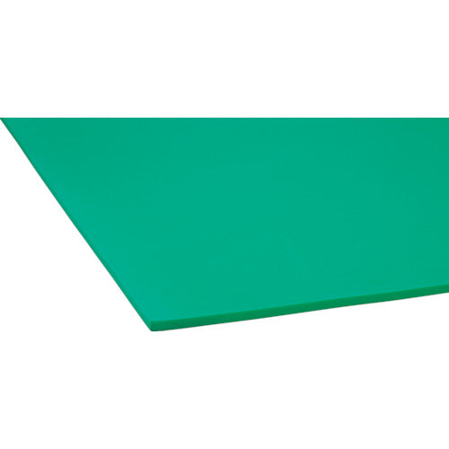 TRUSCO 発泡ポリエチレンシート ハード 10mm 1m×1m 緑