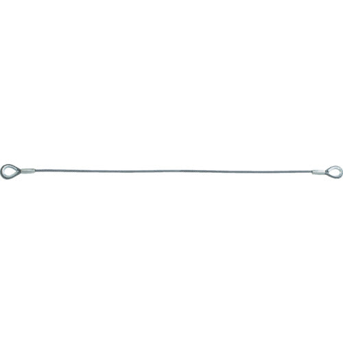 TRUSCO ワイヤロープスリング（Eタイプ）アルミロック 1.5m